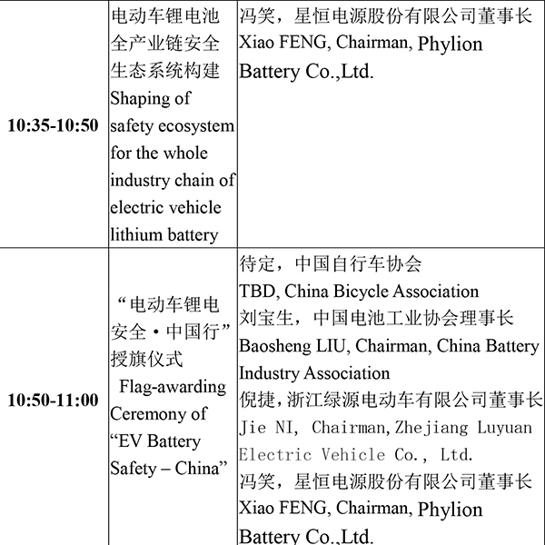 日程安排-2021輕型電動車用鋰電池技術及應用交流會