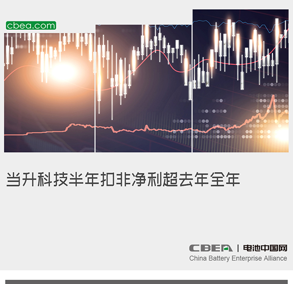 當(dāng)升科技半年扣非凈利超去年全年 當(dāng)升科技半年扣非凈利超去年全年