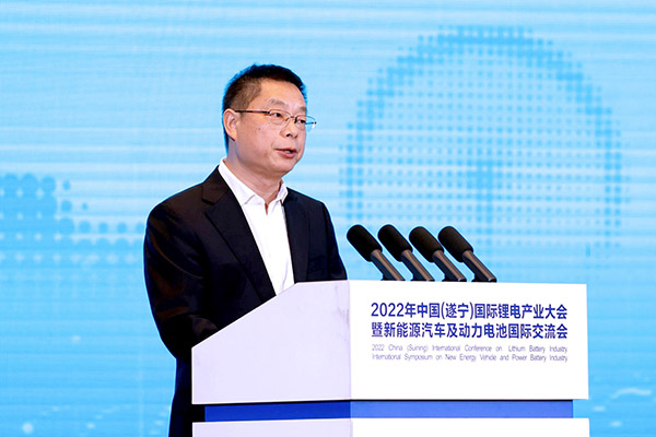 遂寧市委組織部部長張鵬飛:推動世界鋰都金字招牌越擦越亮 遂寧市委組織部部長張鵬飛:推動世界鋰都金字招牌越擦越亮